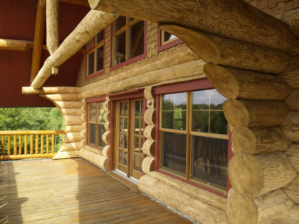 Cabane en bois rond quebec